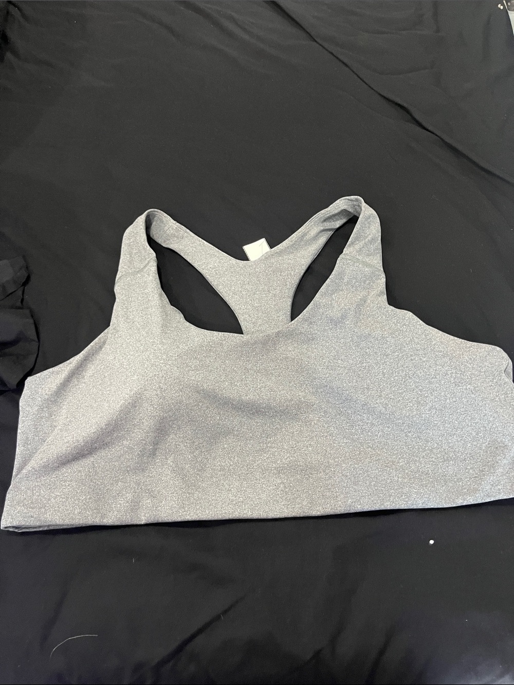 Old NavyActive  Grey Racerback Sports Bra - Women Intimates & Sleepwear 4X